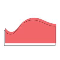 Vector Line Abstract Wave Shape