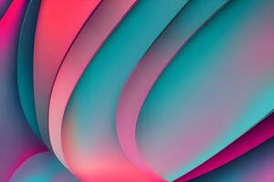 Simple minimalist retro color trendy background abstract colorful wallpaper and backdrop. Artistic digital art 3d rendering element design material. photo
