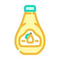 reciclar jugo el plastico botella color icono vector ilustración