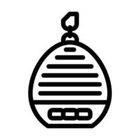 baby sound machine home accessory line icon vector illustration