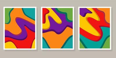 Vector colorful abstract geometric background