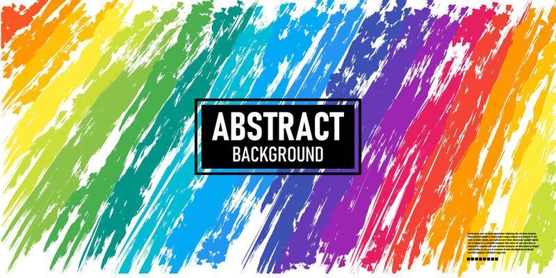 Vector colorful watercolor stroke grunge texture background