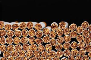 Stack of cigarettes photo