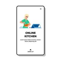 online kitchen vector