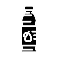 drink juice plastic bottle glyph icon vector illustration