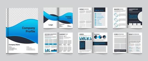 Company profile brochure template layout design, Multipurpose template layout design for company profile brochure vector