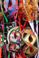 Colorful masquerade masks photo