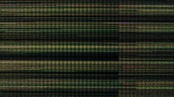 computer gegenereerd vervorming en glitch Effecten video