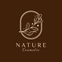 Vector organic nature leaf branch icon logo vector design