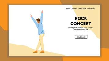 rock concert vector