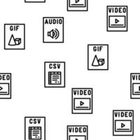 file format document vector seamless pattern