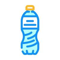 drink soda plastic bottle color icon vector illustration