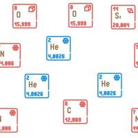 química Ciencias químico vector sin costura modelo