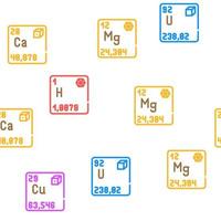 chemistry science chemical vector seamless pattern