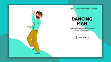 dancing man vector