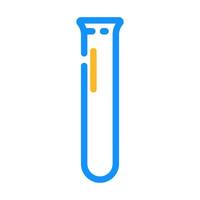 test tubes chemical glassware lab color icon vector illustration