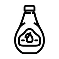 recycle juice plastic bottle line icon vector illustration