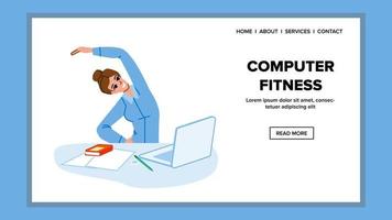 computer fitness vector