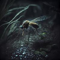 Mosquito. AI Generated photo