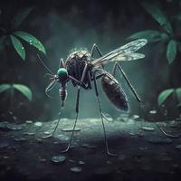 mosquito. ai generado foto