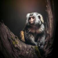 Marmoset Monkey Habitats. photo