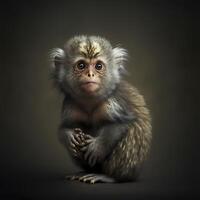 Marmoset Monkey Habitats. photo