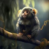 Marmoset Monkey Habitats. photo