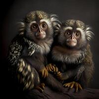 Marmoset Monkey Habitats. photo