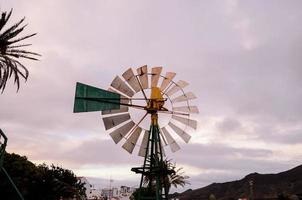 Traditional wind propeller photo