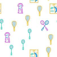 badminton shuttlecock competition vector seamless pattern