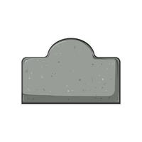 religion headstone cartoon vector illustration