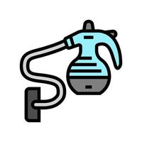 steam cleaner home accessory color icon vector illustration