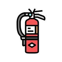 car extinguisher home accessory color icon vector illustration