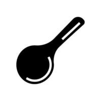 spoon rest home interior glyph icon vector illustration