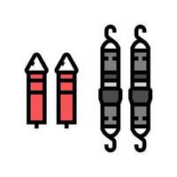 strap system garage tool color icon vector illustration