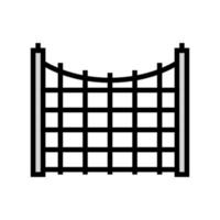 garden fence tool color icon vector illustration