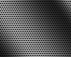dot circle pattern with grey gradient background,stainless steel background. photo