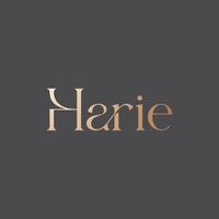 lujo Harie logo diseño vector