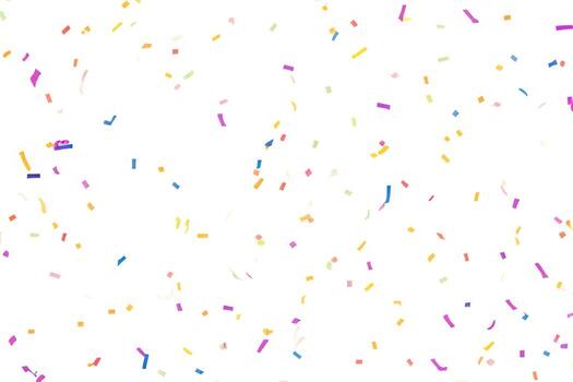 que cae brillante papel picado brilla en colores. nuevo año, cumpleaños, san valentin día diseño elemento. foto