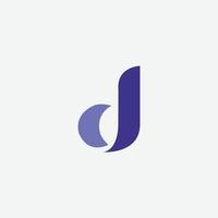 Creative and modern D letter logo design vector