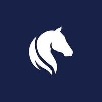 Creative and modern horse logo design vector