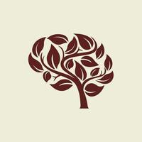 Brain tree vector images