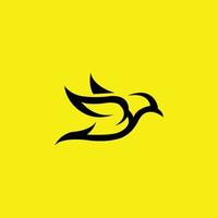 Creative and modern Bird logo design vector