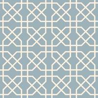 Abstract geometric retro seamless pattern. Mosaic design tile background. Geometric line ornament with stylish asian floral motif vector