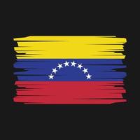 vector de pincel de bandera de venezuela