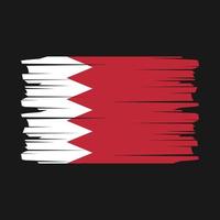 vector de pincel de bandera de bahrein