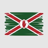 Northern Ireland Flag Brush Vector