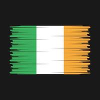 Ireland Flag Brush Vector