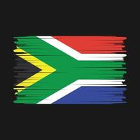 South Africa Flag Brush Vector