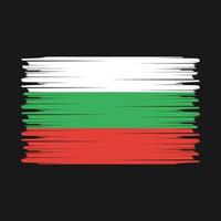 Bulgaria Flag Brush Vector